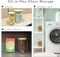Glass Storage Jars Set Elegant Containers with Airtight Bamboo Lids, Perfect for Kitchen Organization - Flour, Rice, Pasta, Sugar, Coffee Beans (2 packs(37oz) / 2 packs(111oz)) 9.3"L x 4.9"W x 3.1"H